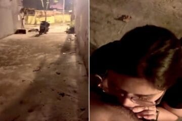 Clip Nóng 18+ Nứng Quá Bú Cu Rồi Bắt Đụ Trong Ngõ Vắng