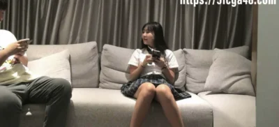 Meng Qi Baby Face Big Tits JK Girl Fucked Hard